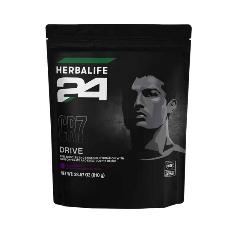 Herbalife24 CR7 Drive Açaí Berry Pouch (New Look) – Sports Hydration Drink Mix Beverage Energy