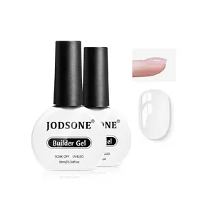 JODSONE 2Pcs 10ml Clear Builder Gel - Nail Thickening, Extension & Apex Building, Long-Lasting DIY Nail Art Gift for Women