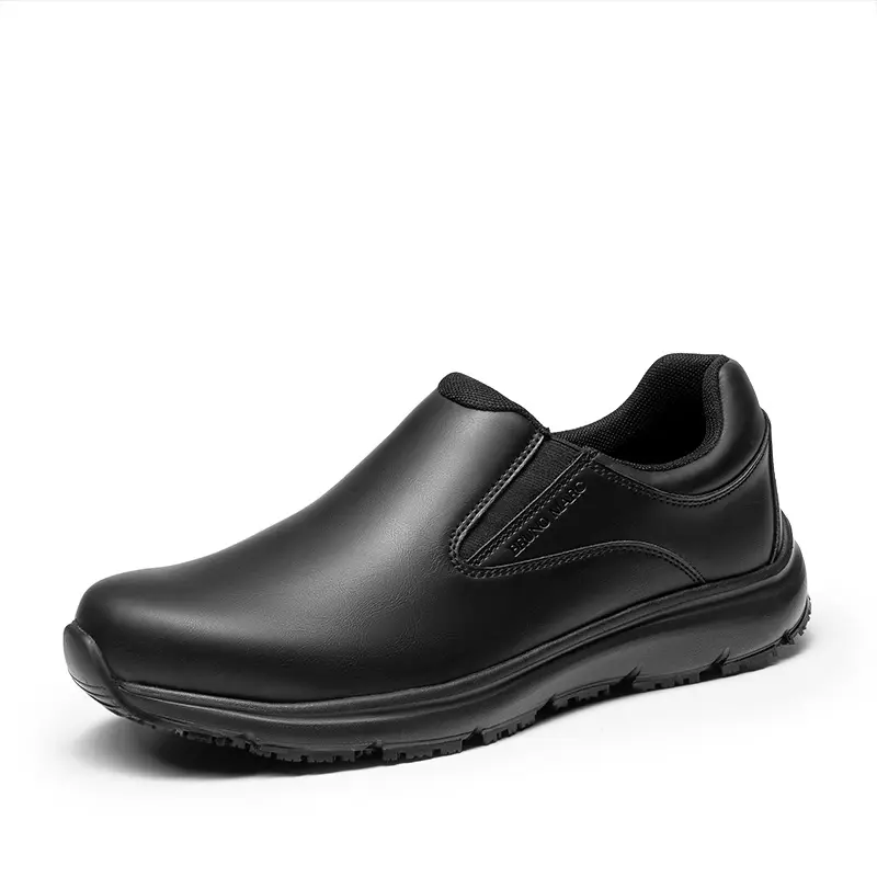 BRUNO MARC Men's Walking Shoes, Slip-On Synthetic Footwear with Padded Mesh and Elastic, Nonslip Casual Trainers for Work