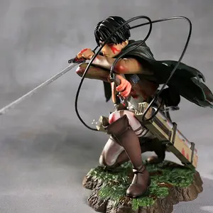 Aot Statue - Attack on Titan Figure Levi Ackerman Collection Model Perfect Gift Anime Collectible Figurine