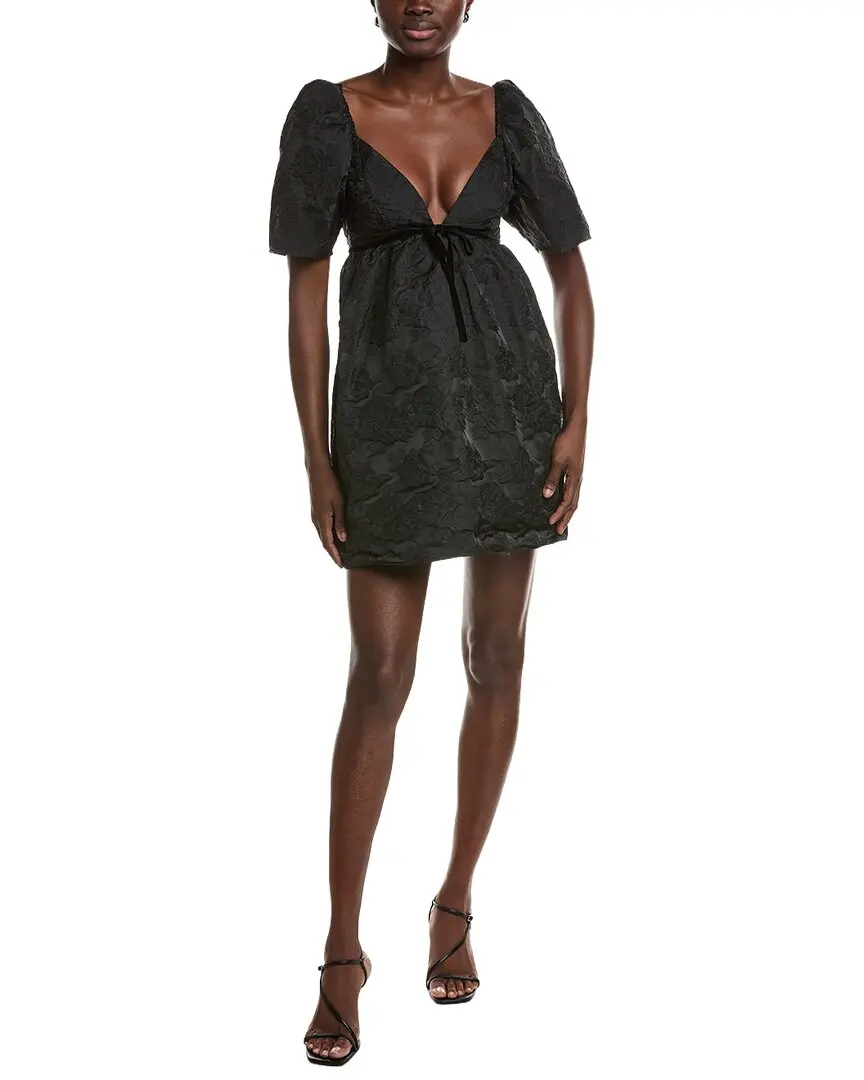 GANNI Botanical Jacquard Mini Dress