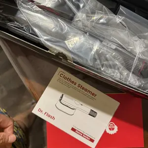 Dr.Flash Garment Steamer for Clothes, Portable Travel Clothing Steamer Iron, 7 Mode with LED Display, 5s Fast Heating, 90° Swivel Handle, New Year Gift