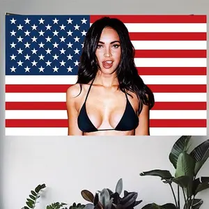 Magen For American 3x5Ft Flag Tapestry for Wall Hanging Man Cave CollegeDorm Room Decor Outdoor Banner with 4 Brass Grommets