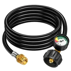 Shop Now! Alloxity 350psi Pressure Gauge & 8FT Hose — Perfect for 1-20 lbs, Limited Stock!