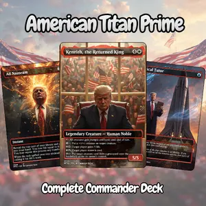 American Titan Prime MTG Proxy Deck 100 Cards + Tokens | Anime Commander EDH Custom Set-Proxy EDH