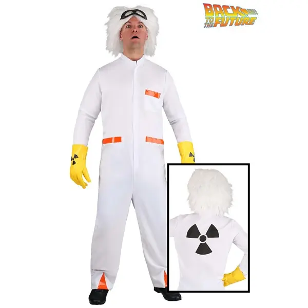 Plus Size Doc Brown BTTF 1 Costume