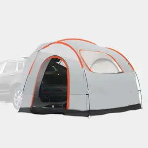 TrailSeeker 8'-8' SUV Tent Extension - Spacious Camping Tent Attachment with Rain Protection, Carry Bag, and Rear Tent for Van Hatch or Tailgate
