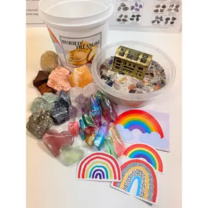 RAINBOW GEMSTONE MINING BUCKET - HALF GALLON OR GALLON