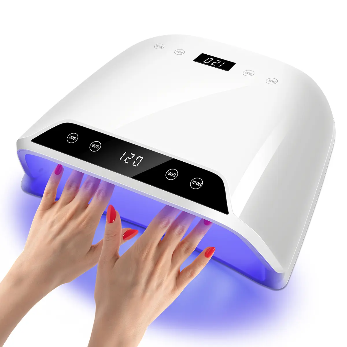 72LEDS Nail Drying Lamp For Nails Gel Polish With 4 Timer Setting HD Display Screen Auto Sensor Professional Nail Drying Machine
