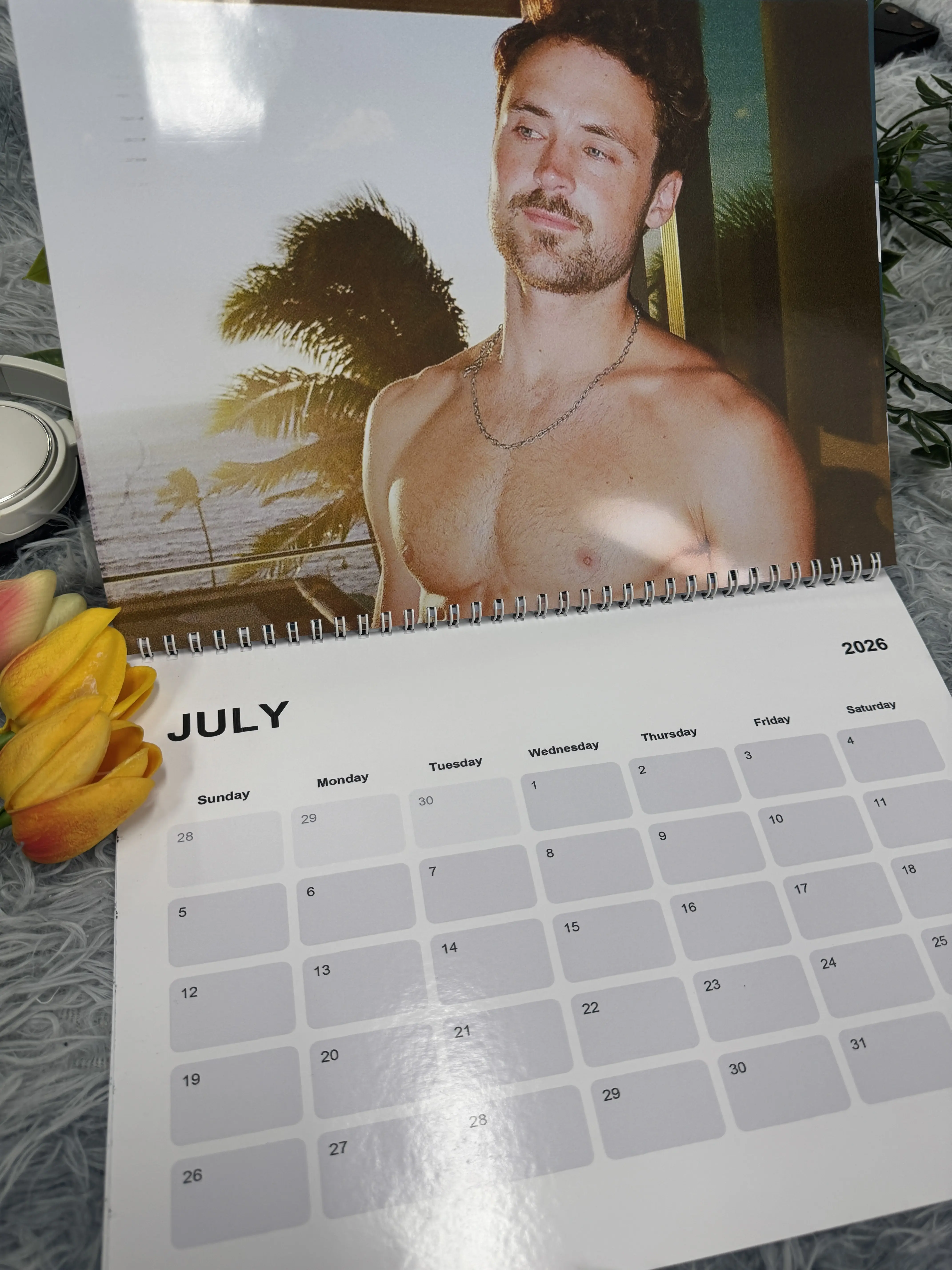 Dylan Efron 2026 Calendar | Dancing with the star Calendar | DWTS 2026 ...