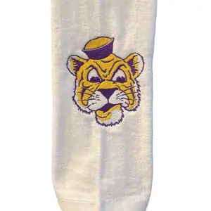Embroidered hand towel- sailor tiger