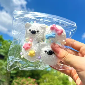 Taba Squishy Koala Family Chain – Four Koalas in a Row – Super Soft and Collectible