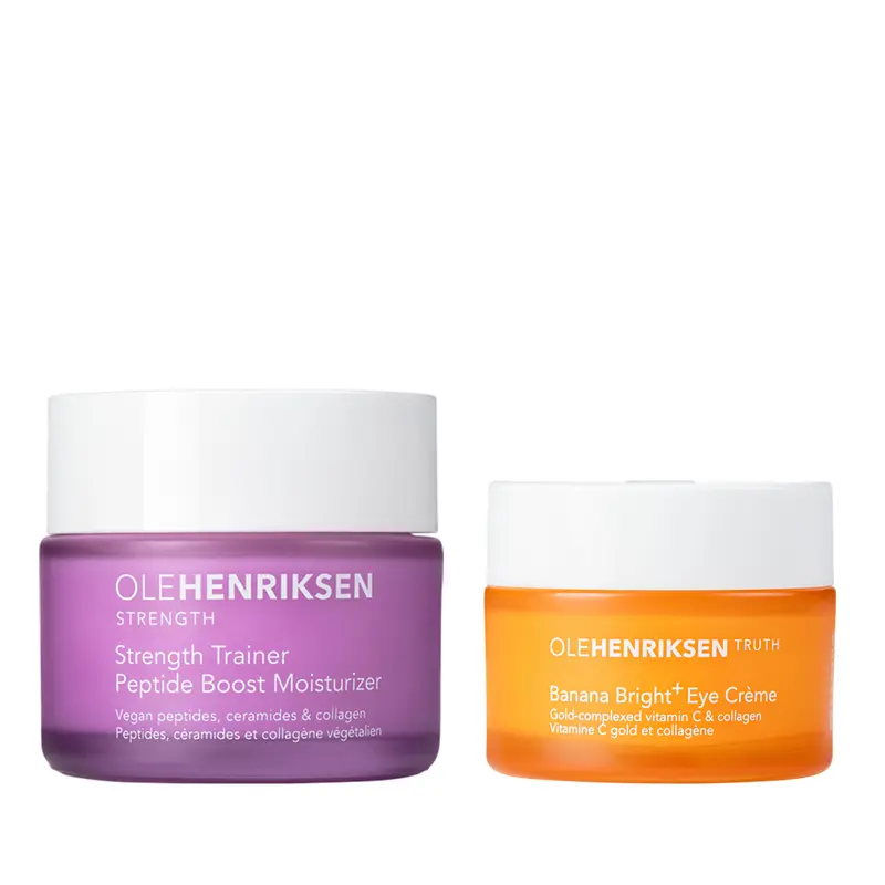 Strength Peptide Boost Moisturizer + Banana Bright+ Eye Crème - Ole Henriksen