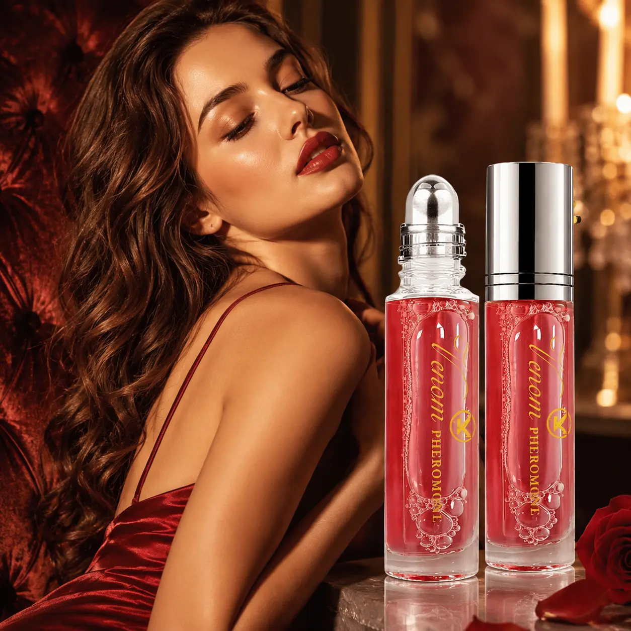 Pheromone Perfume, Women's Exclusive Fragrance, Ladies Pheromone Perfume, Pheromone Oil to Attract Men, Roll-On Pheromone Oil, Daily Perfume, Halloween, Christmas Gift