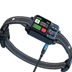 GPS Geofence Wireless Dog Fence, Waterproof Shock Collar for Outdoor Training, Anti-Lost & Boundary Control