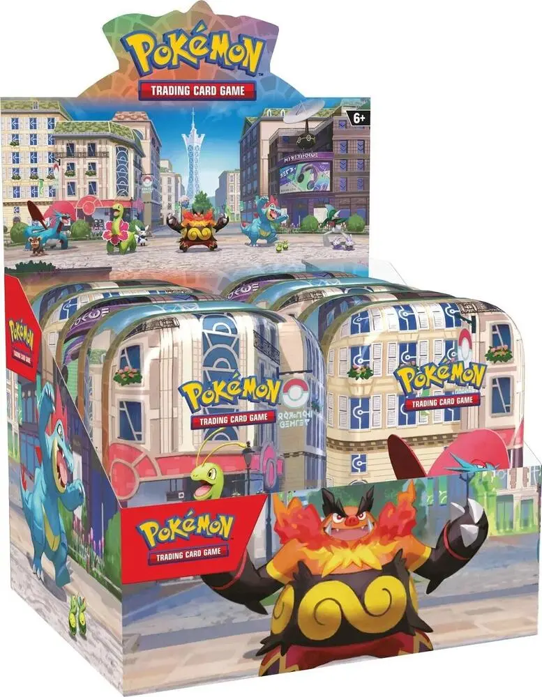 Lumiose City Pokemon Mini Tin Display