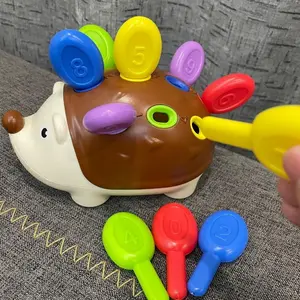Colorful Hedgehog Design Shape Sorter Toy, Hand-eye Coordination Insertion Toy, Educational Toy for Kids, Gift for Boys & Girls
