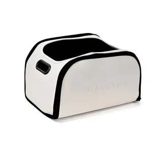 Multifunctional car storage box, large opening co-pilot storage box, easy-to-clean car storage artifact, Car storage organizers - suitable for cars/SUVs/MPVs under co-pilot seat and trunk, solve mess in car, sliding items