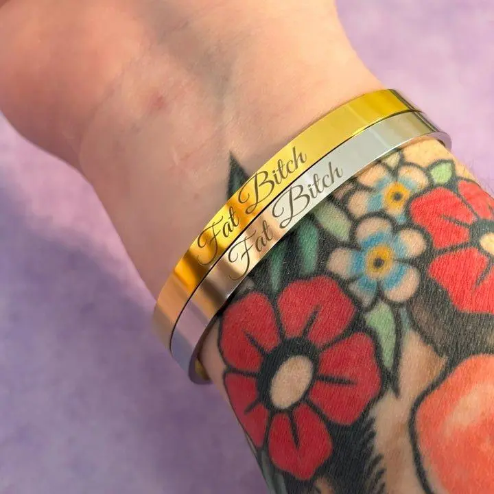 Fat Bitch bangle bracelet Fat Bitch bangle bracelet