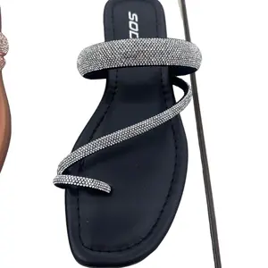 WOMENS RHINESTONE TOE DETAIL SANDAL AUDREY-S Comfort