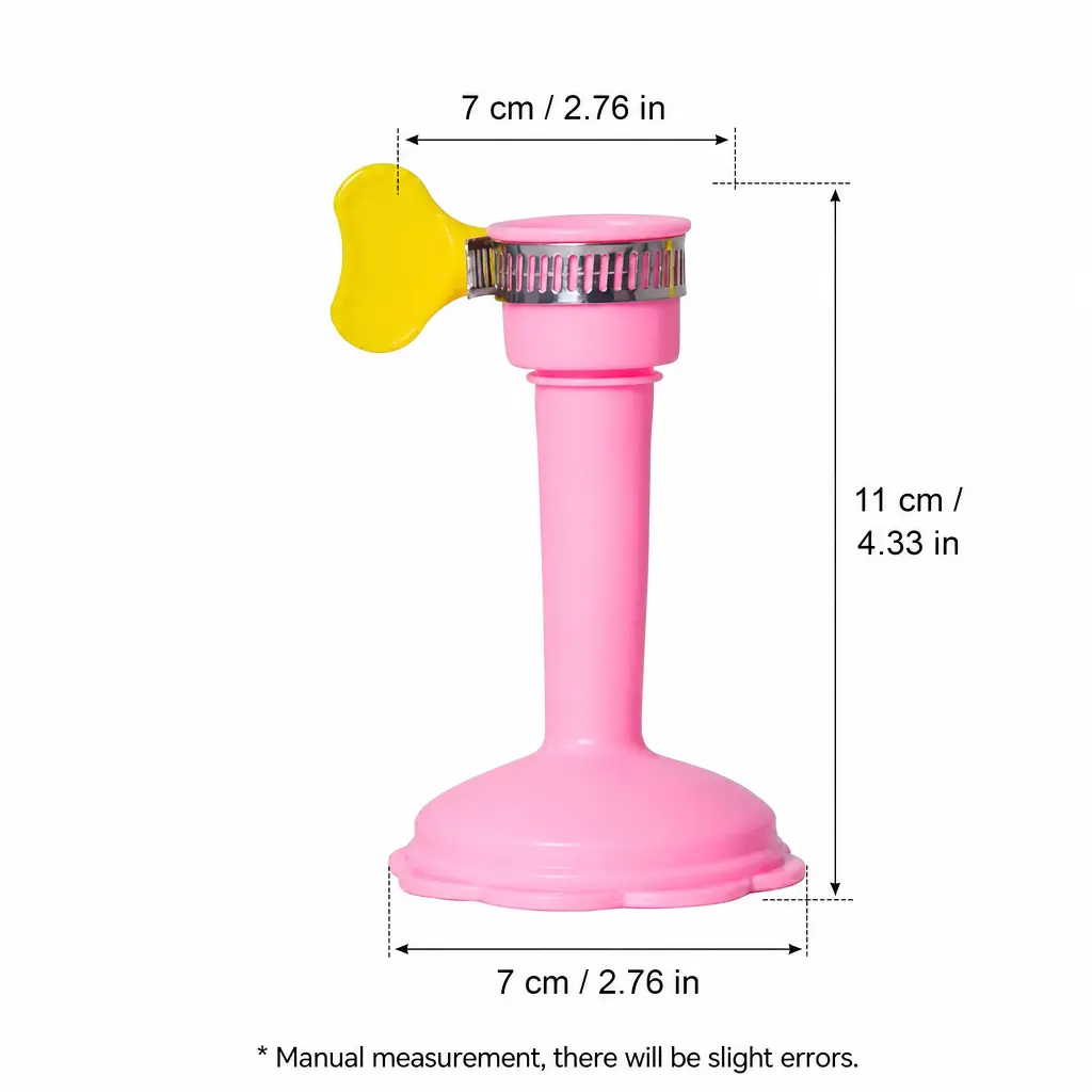 1 Piece Faucet Water Saving Sprayer, 360 Degree Rotatable Flexible Tube with Adjustable Valve for Kitchen Sink Washing Vegetables and Dishes