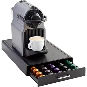 Nespresso OriginalLine Coffee Pod with 1 Storage Drawer Holder, 50 Capsule Capacity, Black