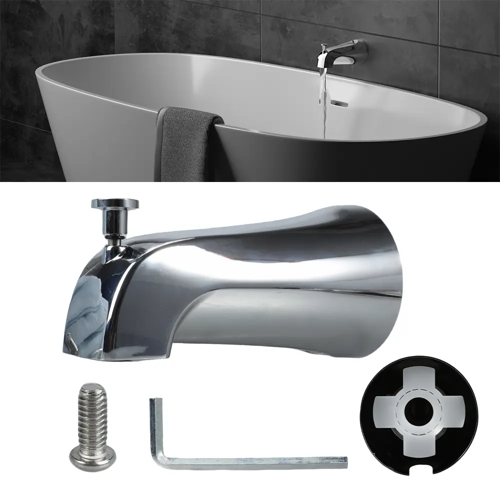 summerwins Performance Slip-On Diverter Tub Spout Replacement Set, Compatible with Kohler GP85556, Fits 1/2'' Copper Water Tube, Includes 5/32'' Hex Wrench, Bathroom Shower Bathtub Faucet Accessories with Easy Connection & Installation