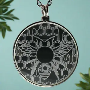 The Honey Bee Solar Lighter Pendant Neckalce - Fire Starter - Survival Tool