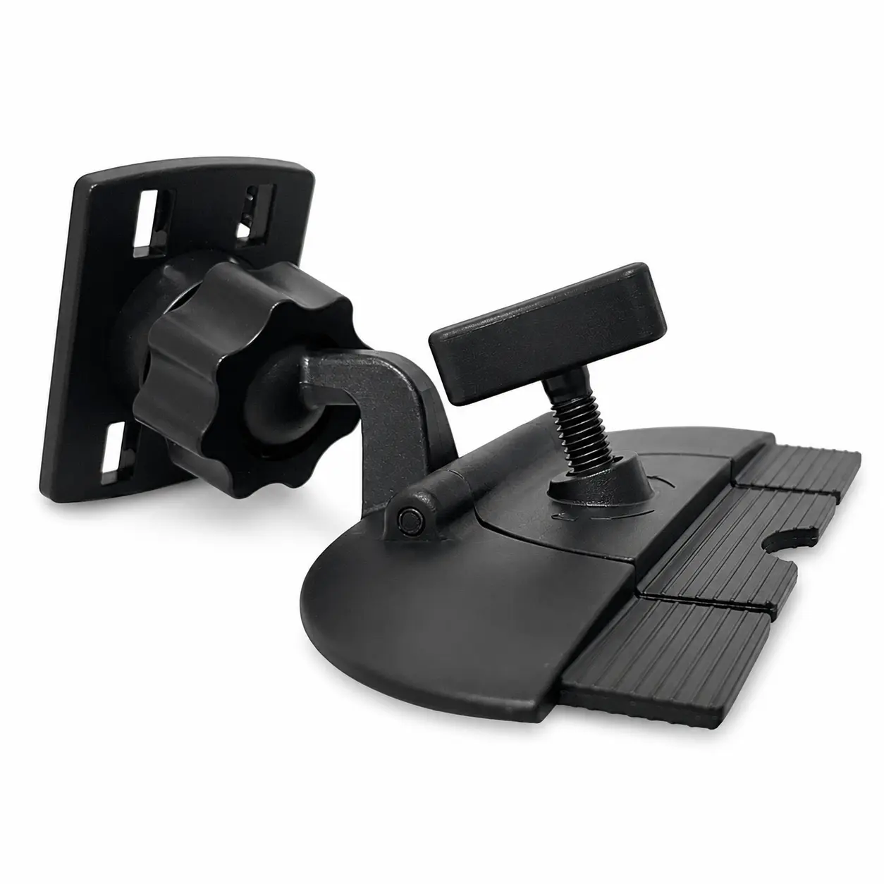 CD Slot CarPlay Screen Mount with Secure 4 Button Lock 360 Degree Rotation Compatible with GPS Monitors