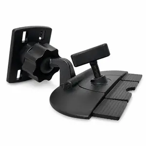 CD Slot CarPlay Screen Mount with Secure 4 Button Lock 360 Degree Rotation Compatible with GPS Monitors