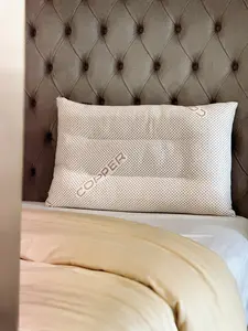 Copper-Infused Neck Pillow - Elegant Design for Comfortable Sleep - Ideal for Home or Office Use