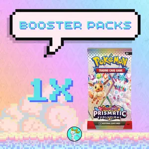 1x Scarlet & Violet - Prismatic Evolutions Booster Packs Pokemon
