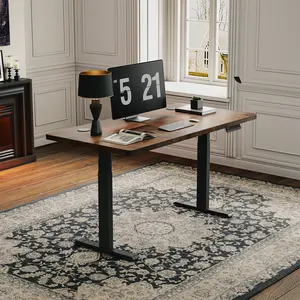 OdinLake Standing Desk S450 - Ergonomic Height-Adjustable Motorized Workstation with Spacious Desktop, Memory Settings, and Sturdy Build for Home Office and Gaming