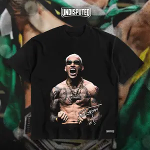 UNDISPUTED Charles "Do Bronx" Oliveira Signature Heavy Cotton T-shirt MMA Fight Night Shirt Fan Apparel Classic Pump Cover Oversized Gift For Fans DTG Printed