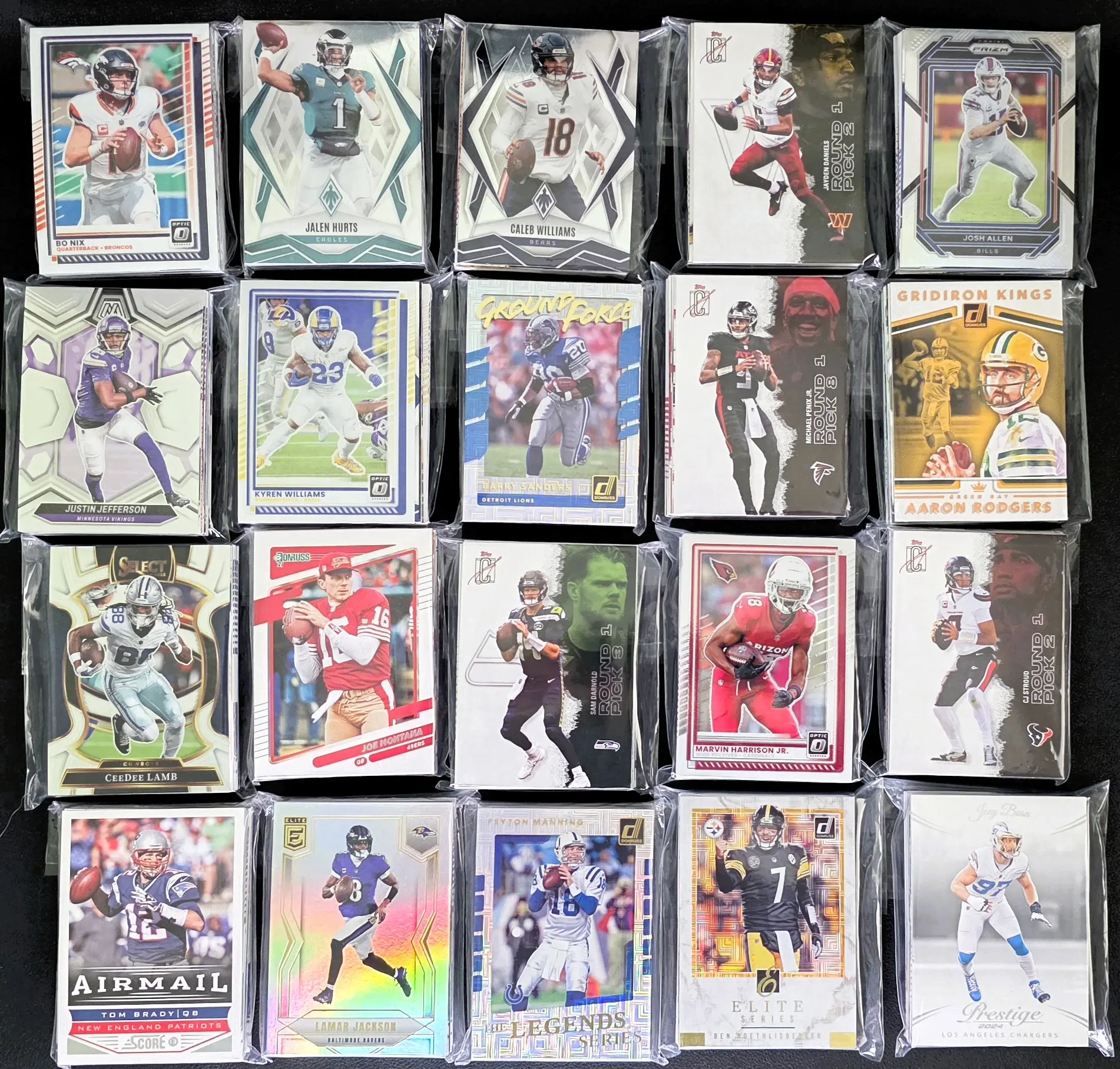 20-Card NFL Team Packs - Stars, Rookies & Inserts (Pick Your Team)