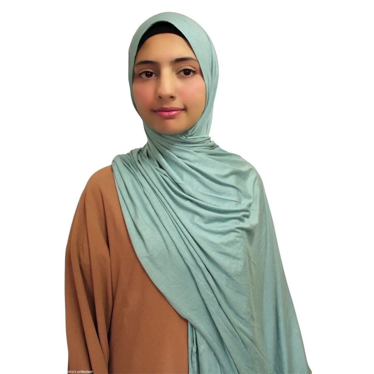 Premium Quality Cotton Jersey Hijab / Shawl | Turquoise