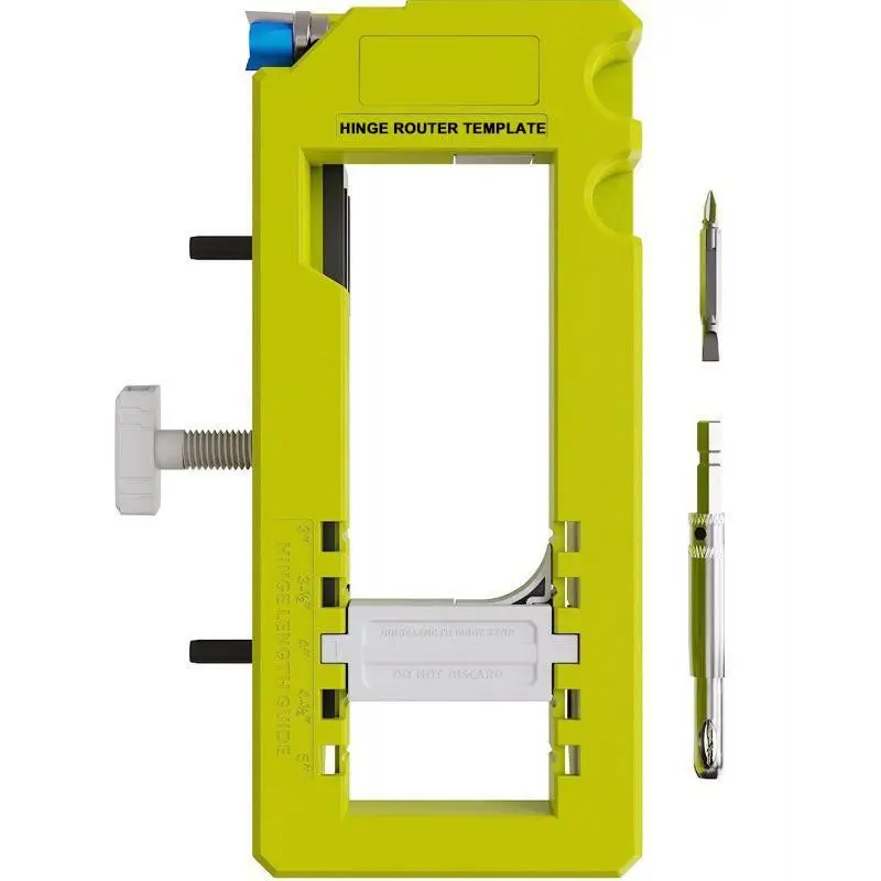 Door Hinge and Door Lock Installation Kit, Door Hardware, Professional Template Precision Positioning, Full Accessories Set, Efficient Installation Aid