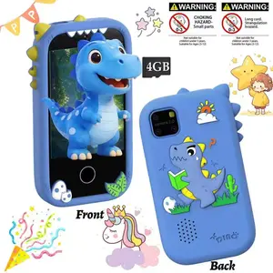 Kids Smart Phone Touch Control Design With Dual Cameras For Photo Taking Great Gift For Kids Birthday