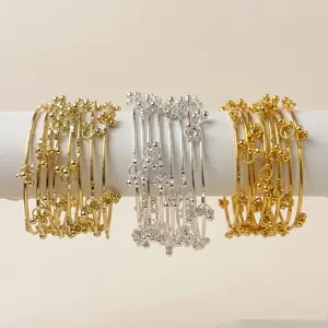 8-Piece Daily Kashmiri Ghungroo Bangles, Bangles for Bracelet Stack, Costume Jewelry Accessories perfect surprise