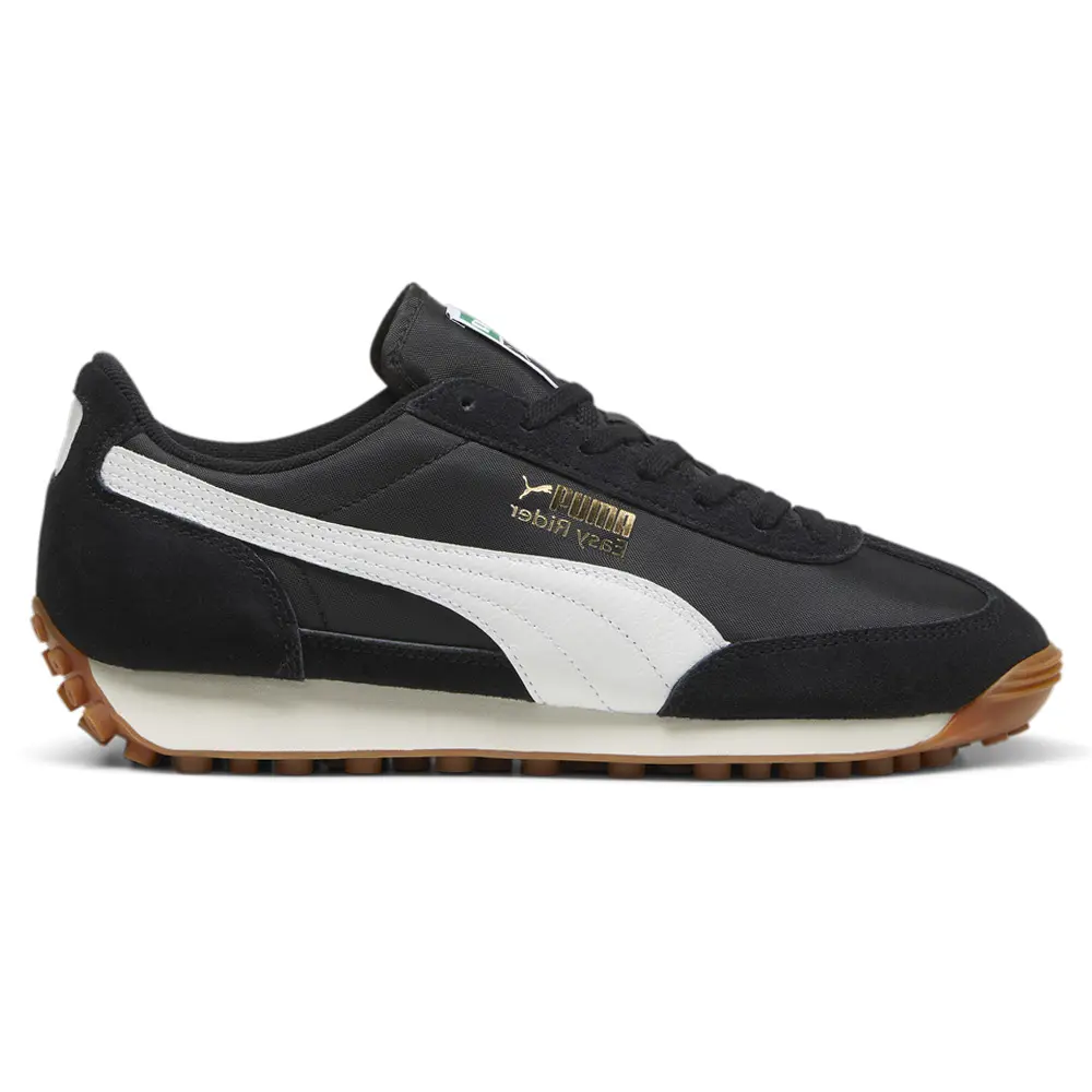 PUMA Mens Easy Rider Vintage Lace Up Sneakers Shoes Casual - Black