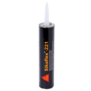 Sika  10.3 oz & 300 ml 221 Multi-Purpose Polyurethane Sealant & Adhesive Cartridge, Aluminum Gray