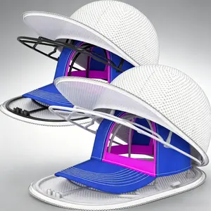 PP Hat Washer Cage with Adjustable Shaper, 1 Pack White (Free Gift: White Zipper Mesh Bag) – Laundry Accessory for Adult Caps, Washer/Dishwasher Protector & Organizer, Home Supplies Christmas Gift Option summerwins