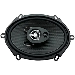 212 MAIN High Power Edge Series 5x7 in Coaxial 3-Way Speakers - Black, Carbon Fiber, Quick Disconnect, Coaxial Pair Pack (Max 500 W)