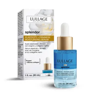 LULLAGE Splendor Elasticity & Firmness Moisturizing Face Serum - Fast Absorbing Hydrating Serum with Oxygen & Marine Collagen for Smooth Radiant Skin - 1 Fl. Oz Bottle