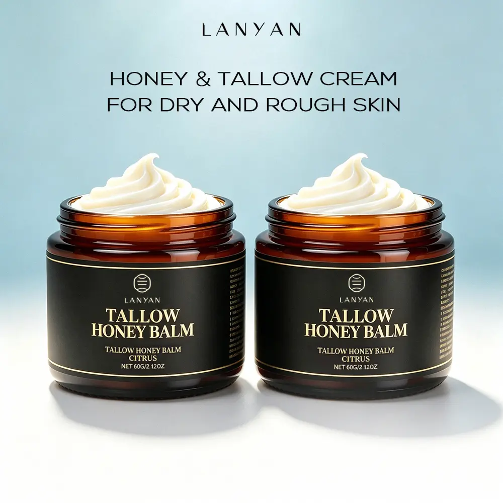 [Buy 1 get 1 free]Tallow and Honey Balm, Grass-Fed Beef Tallow for Skin | Face & Body Moisturize |Suitable for all skin types