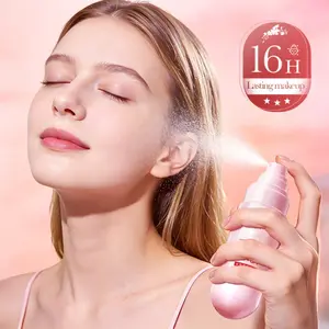 Long Lasting Flawless Setting Fixing Spray, Hydrating Glow Oil Control Brightening Makeup Fixer For Dry Skin