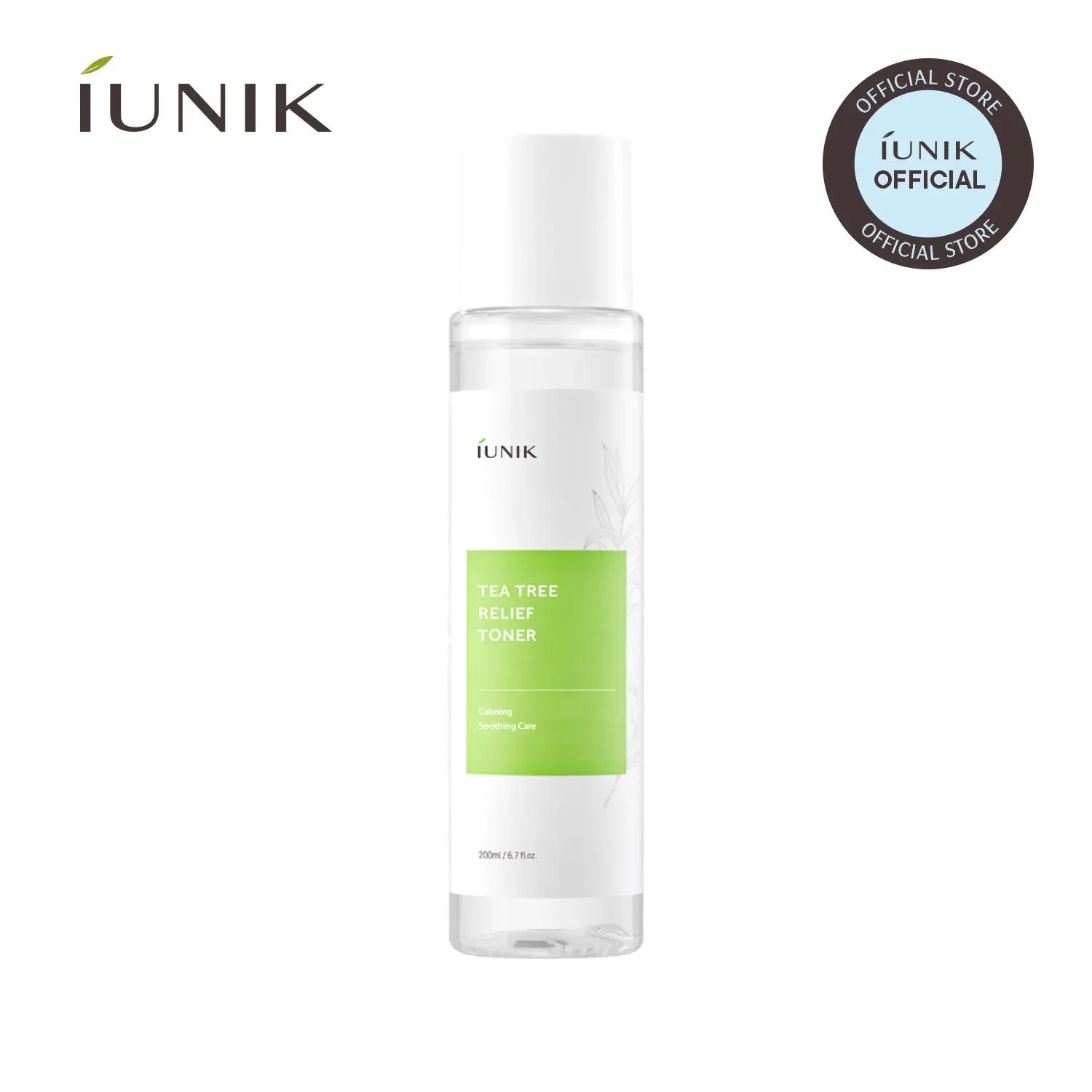 [IUNIK Official] Tea Tree Relief Toner l Maintain the skin's natural oil-moisture balance l Vegan Animal Test Free l 6.7 fl oz (200ml)