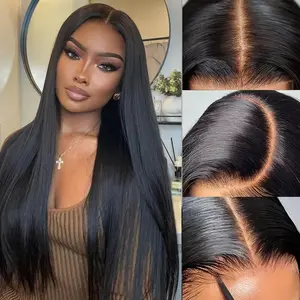 13x4 HD Lace Frontal Wig Straight, Pre Plucked with Baby Hair, Glueless Natural Color Women Lace Front Wig