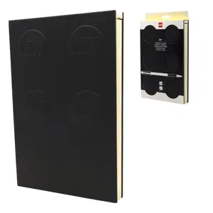 LEGO® Locking Notebook with Gel Pen 2x3 Black (53698)