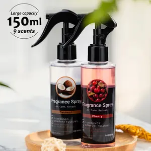 Fragrance spray, Scented home fragrance, 9 pleasant scents to choose from, home/car/clothes/bathroom air freshener, lasting fragrance, quickly removing odor, keeping the air fresh, creating a romantic atmosphere, suitable for home, car, office